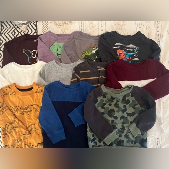 Old Navy Other - BUNDLE 11 Old Navy, Gap, Cat and Jack long sleeve shirts